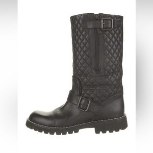 Chanel Moro quilted boots size 37